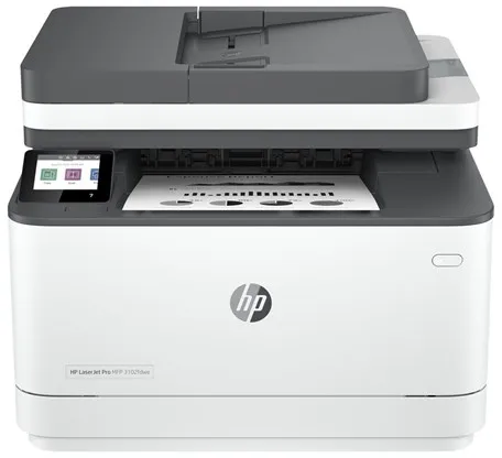 HP LaserJet Pro MFP 3102fdwe Mono Laser All in One -monitoimilaserfaksi - Mustavalkoinen - Laser