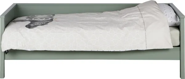 Nikki, Vuodesohva, vihreä, K73x208x100 cm, mänty