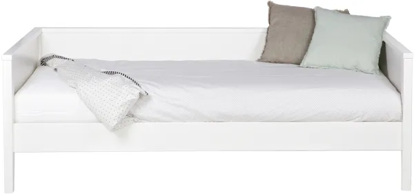 Nikki, Vuodesohva, valkoinen, H73x100x208 cm, mänty