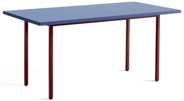 HAY Two-Colour Ruokapöytä L160 Maroon Punainen/Sininen