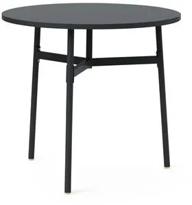 Normann Copenhagen Union Pöytä Musta Ø80 X K74.5 cm
